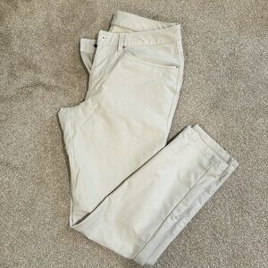Lululemon ABC pants in bone